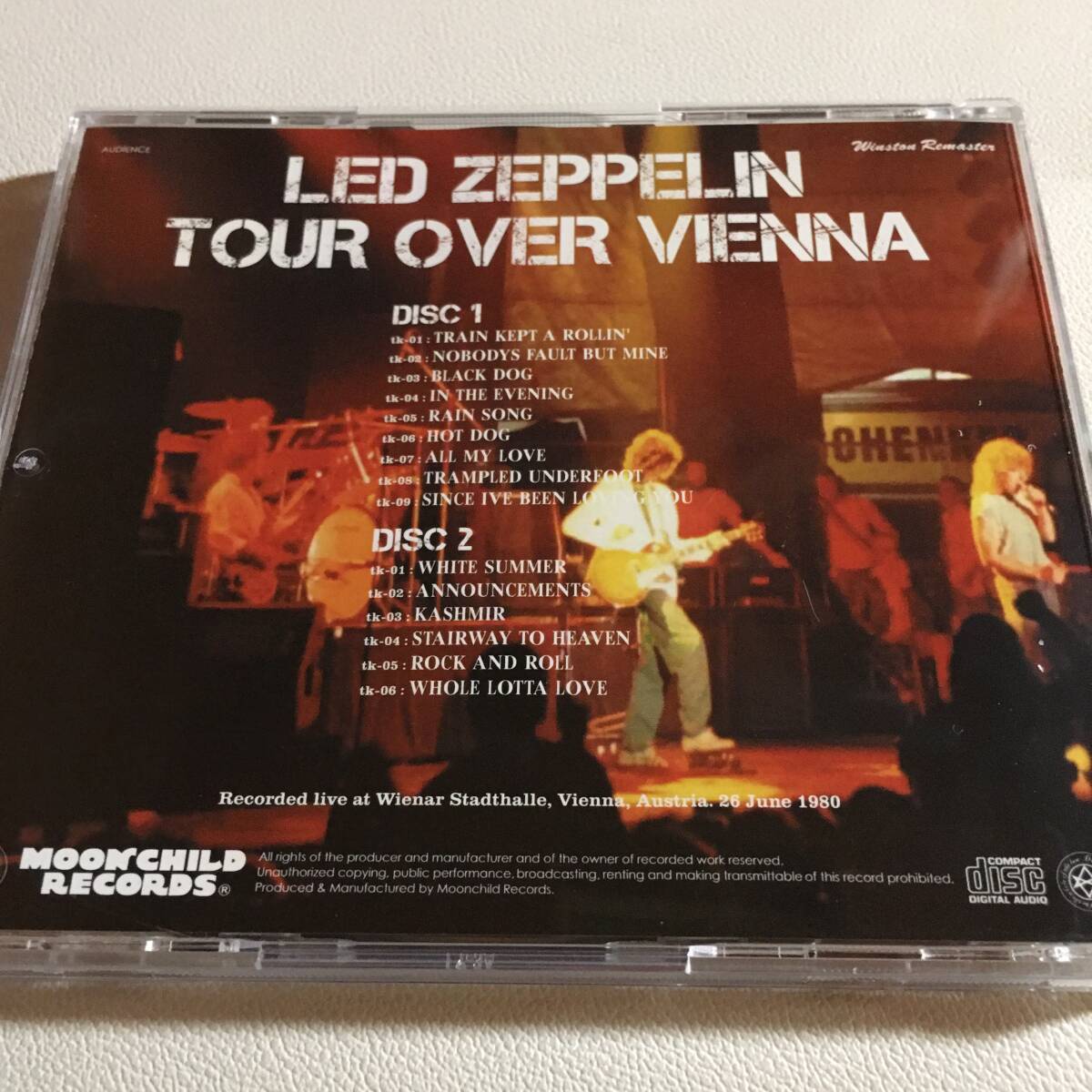 Led Zeppelin / Tour Over Vienna (2CD)