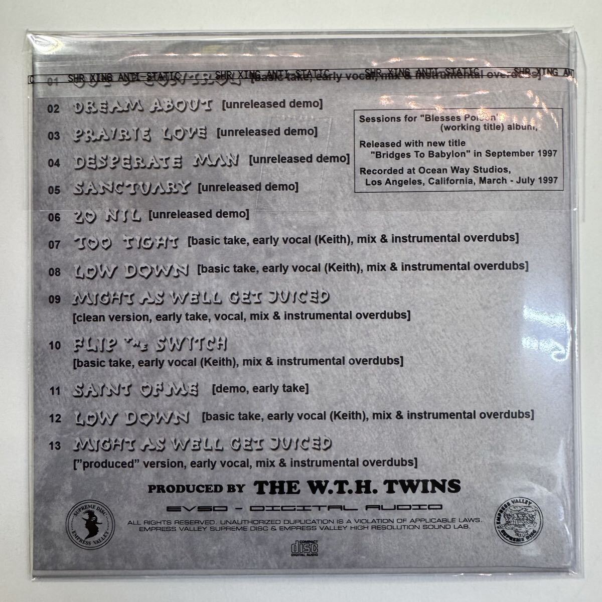 THE ROLLING STONES / BLESSED POISON SESSION captain acid remaster (1CD)