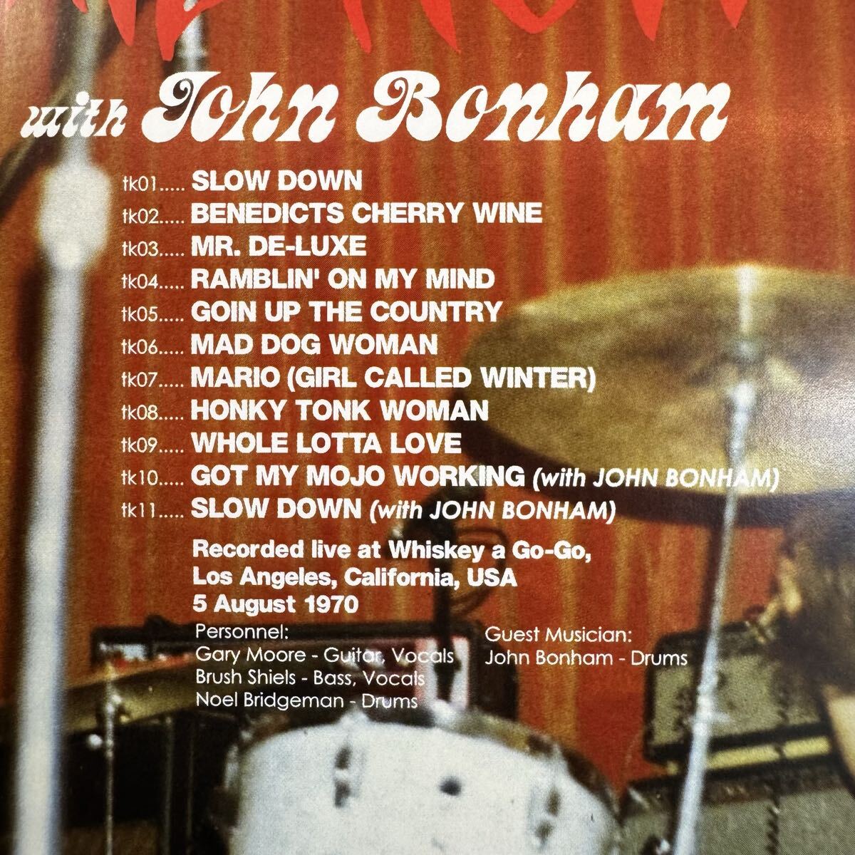 SKID ROW with JOHN BONHAM “Led Zeppelin” / LIVE AT WHISKY A GO-GO (1CD)