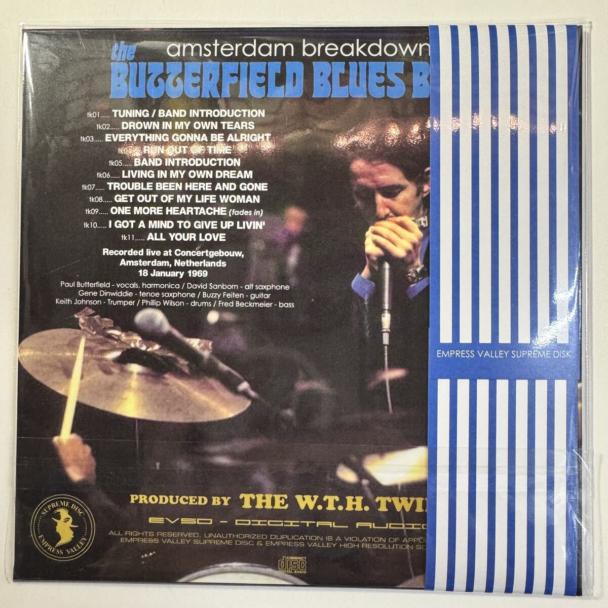 THE PAUL BUTTERFIELD BLUES BAND / AMSTERDAM BREAKDOWN (1CD)