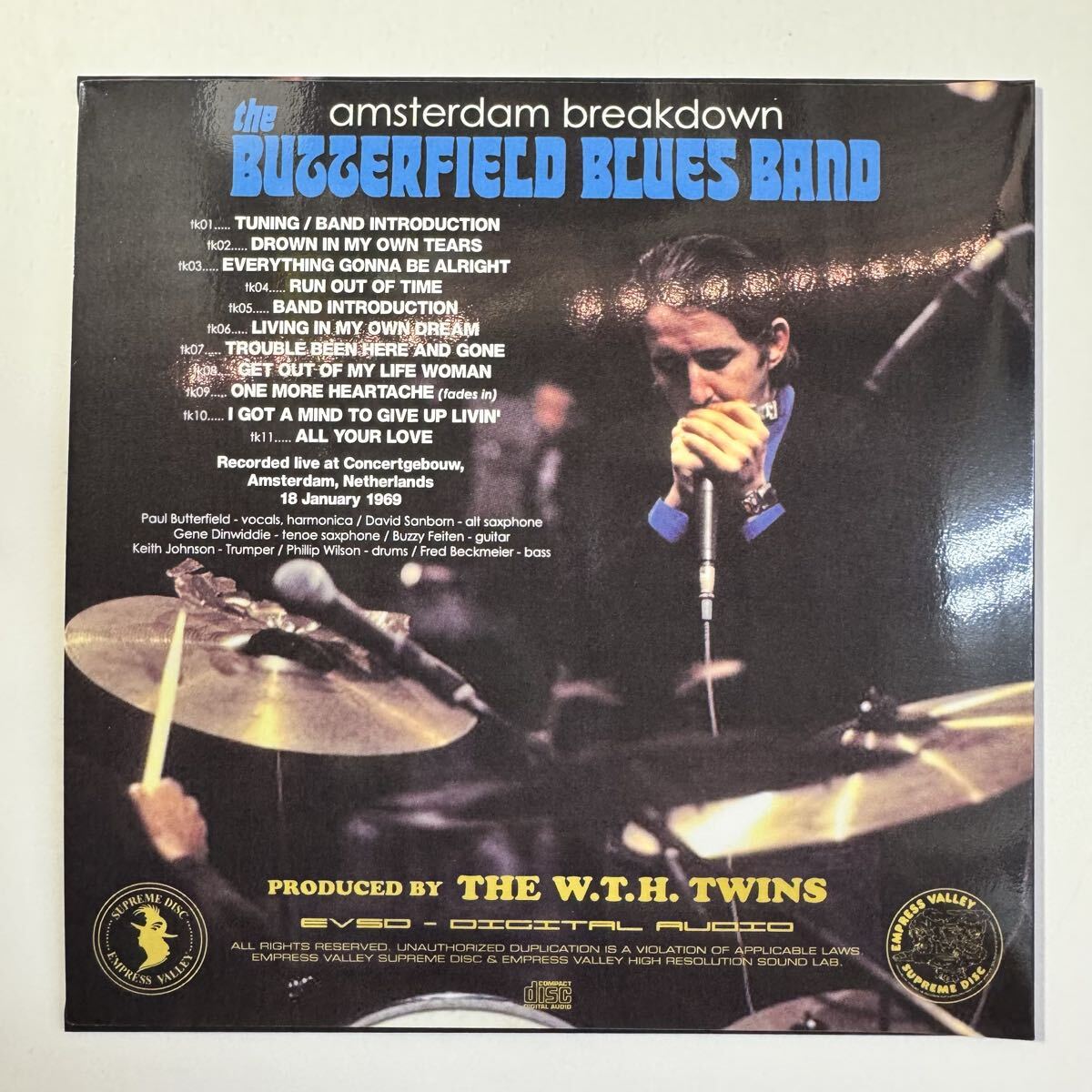 THE PAUL BUTTERFIELD BLUES BAND / AMSTERDAM BREAKDOWN (1CD)