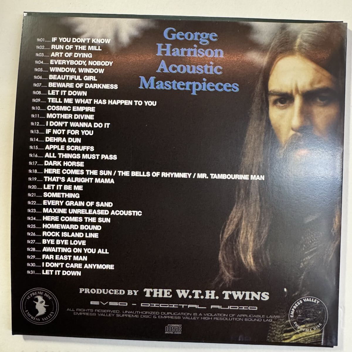 GEORGE HARRISON / ACOUSTIC MASTERPIECES captain acid remaster (1CD)