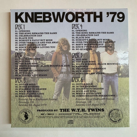 LED ZEPPELIN / KNEBWORTH '79 (6CD) Empress Valley