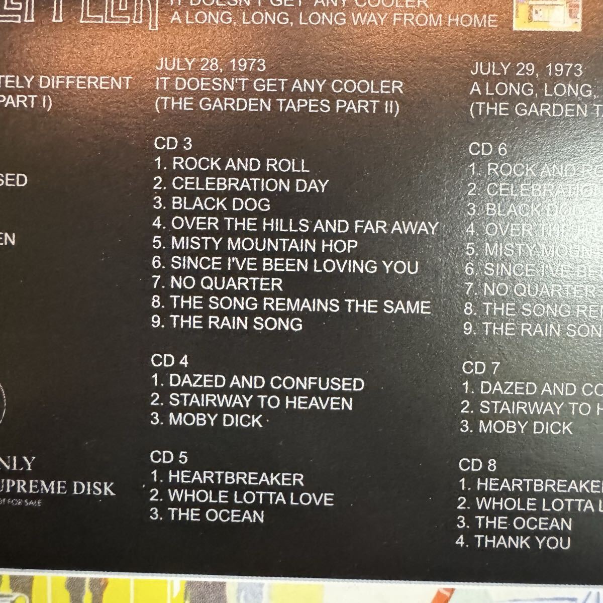 LED ZEPPELIN / EDDIE EDWARDS THE GARDEN TAPES (8CD BOX) – WORLD