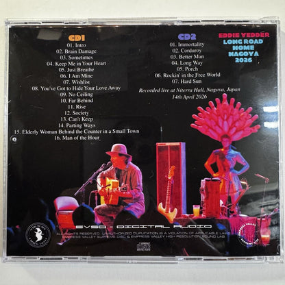 EDDIE VEDDER / LONG ROAD HOME NAGOYA 2026 JAPAN (2CDR)