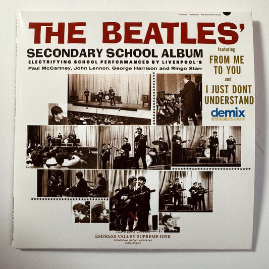 THE BEATLES / SECONDARY SCHOOL ALBUM 1963 Stowe School DEMIX (1CD)