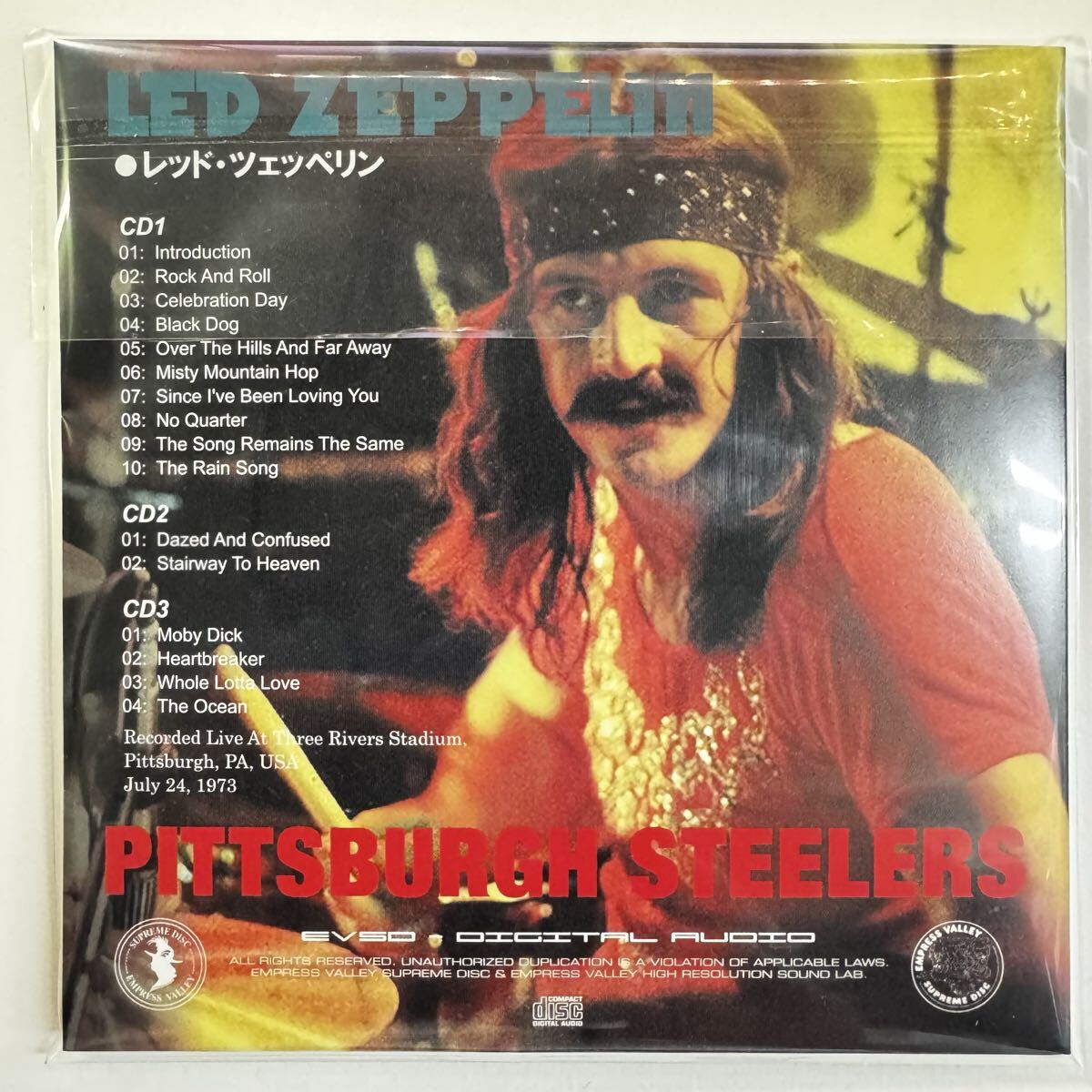 LED ZEPPELIN / PITTSBURGH STEELERS (3CD)
