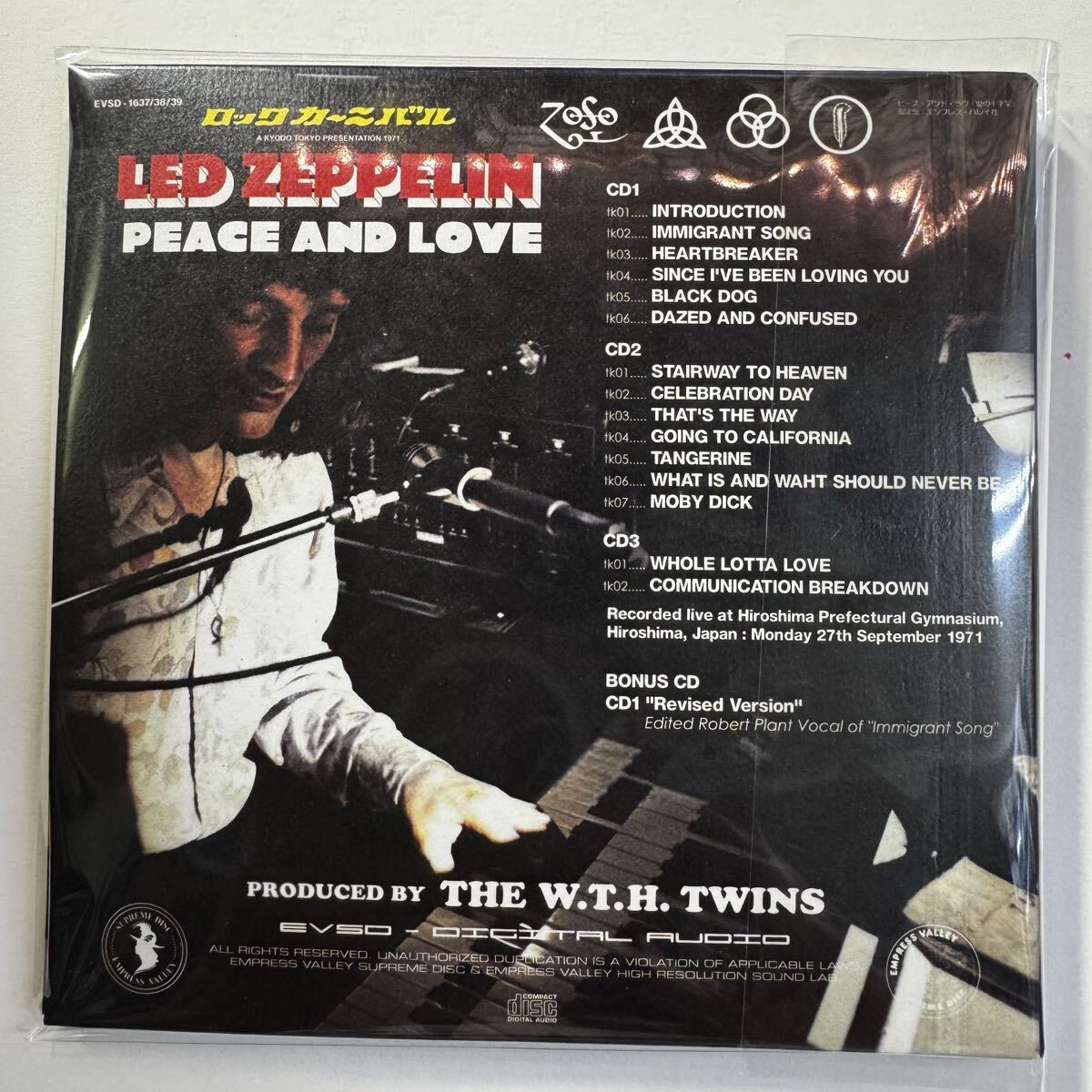 LED ZEPPELIN / PEACE AND LOVE (3CD+BONUS)