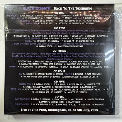 BLACK SABBATH AND FREINDS / BACK TO THE BEGINNING (6CD)