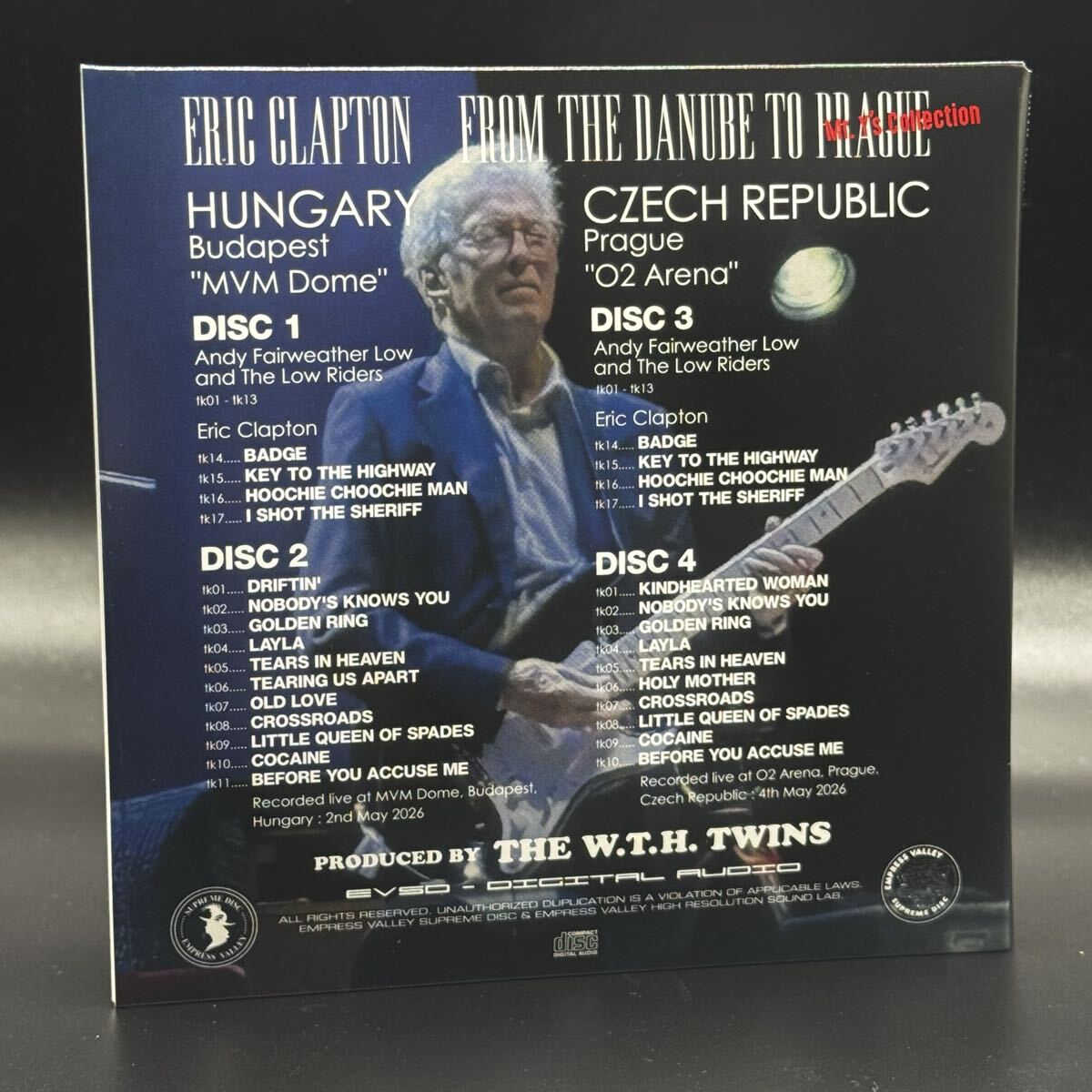 ERIC CLAPTON / FROM THE DANUBE TO PRAGUE - Mr. Y’s Collection (4CD)