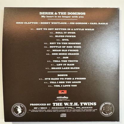 DEREK AND THE DOMINOS / MY HEART IS NO LONGER WITH YOU (1CD) Mid Valley Records