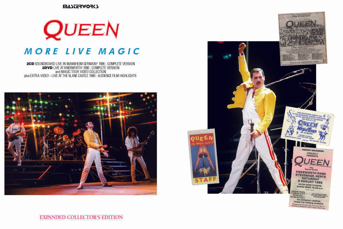 QUEEN / MORE LIVE MAGIC & ANOTHER LIVE MAGIC (4CD+4DVD)