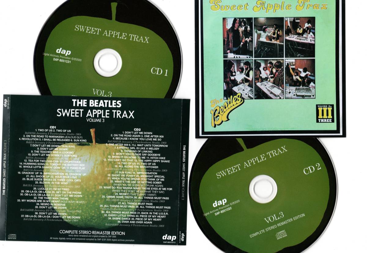 The Beatles Sweet Apple Trax Volume 1 - 3 Set Complete Stereo Remaster 6 CD