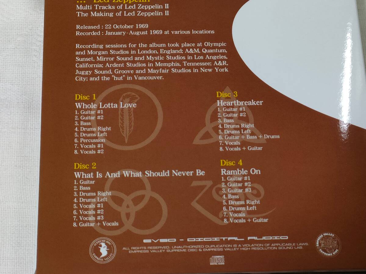 Led Zeppelin / The Making Of Led Zeppelin II Empress Valley 4CD First Edition