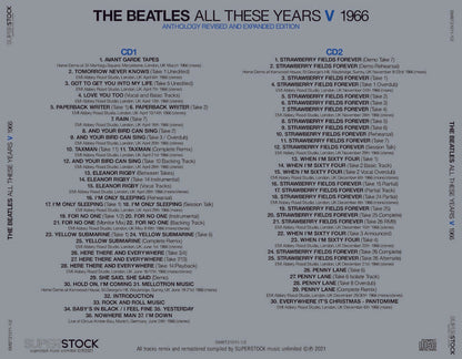 THE BEATLES / ALL THESE YEARS V - VIII 1966 - 1970 ANTHOLOGY REVISED EXPANDED EDITION 8CD