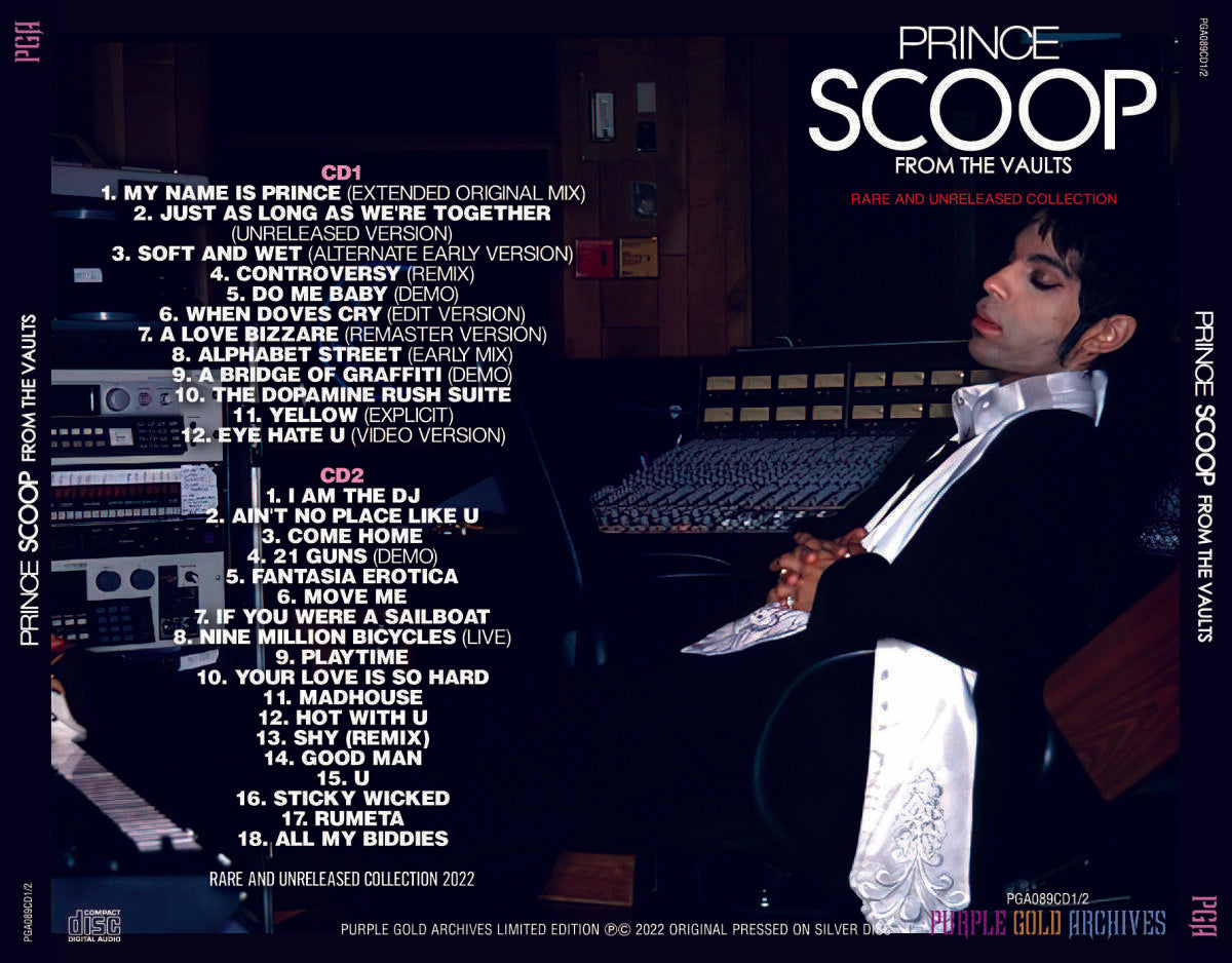 Prince / Leak + Scoop From The Vaults Rare and Unreleased Collection 2 Set (4CD)