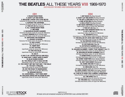 THE BEATLES / ALL THESE YEARS V - VIII 1966 - 1970 ANTHOLOGY REVISED EXPANDED EDITION 8CD