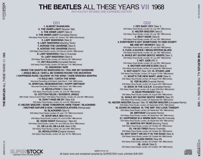 THE BEATLES / ALL THESE YEARS V - VIII 1966 - 1970 ANTHOLOGY REVISED EXPANDED EDITION 8CD