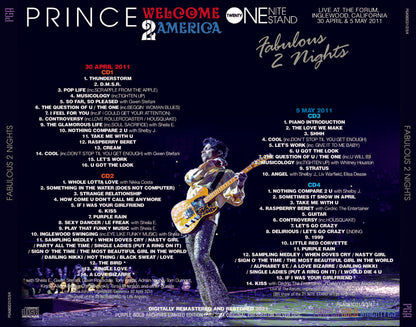 PRINCE / FABULOUS 2 NIGHTS WELCOME 2 AMERICA 21 NITE STAND [4CD]