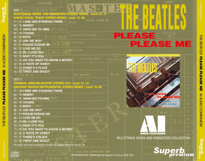 THE BEATLES / PLEASE PLEASE ME AI AUDIO COMPANION MULTITRACK REMIX AND REMASTERS COLLECTION (2CD)