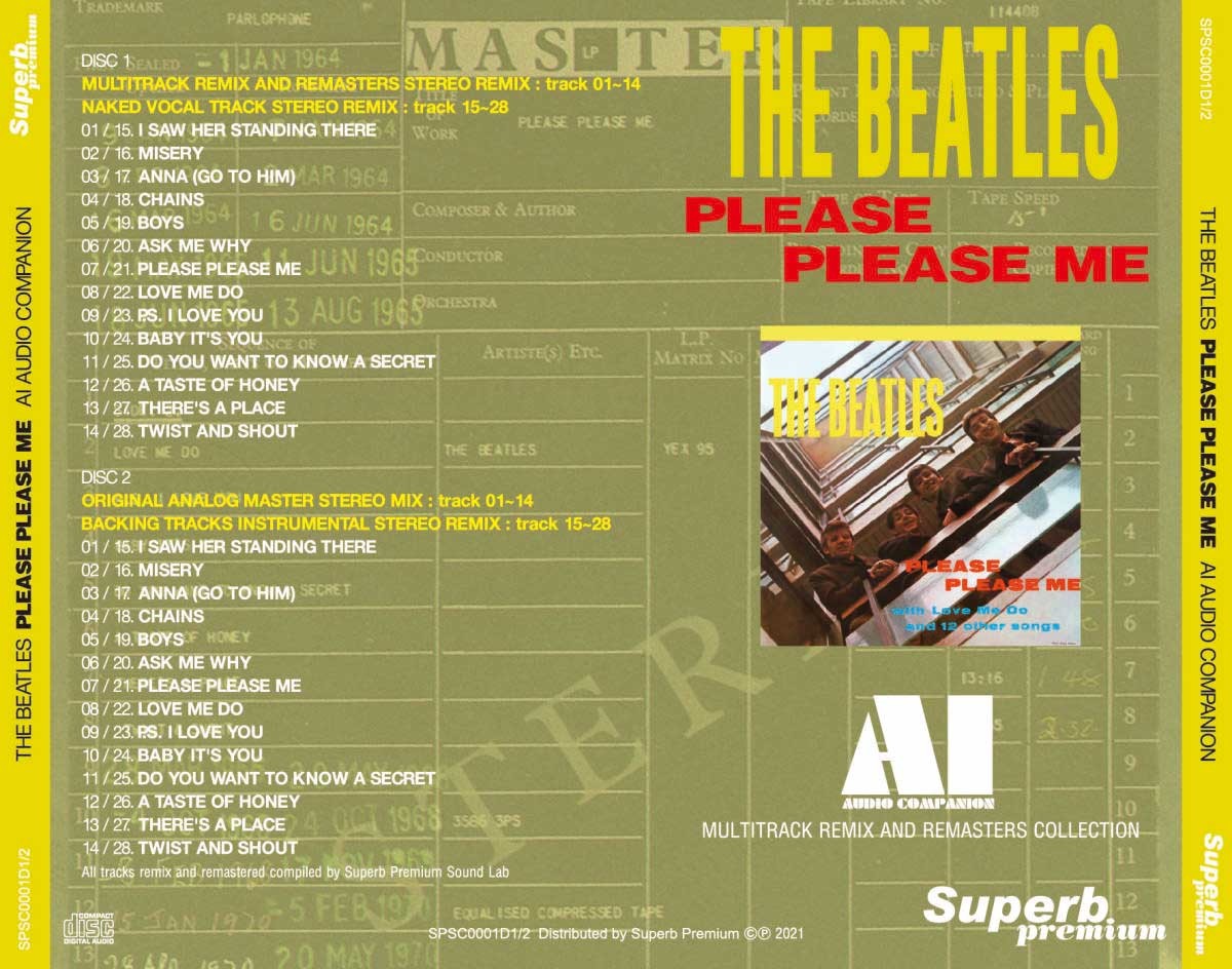 THE BEATLES / PLEASE PLEASE ME & WITH THE BEATLES (4CD)