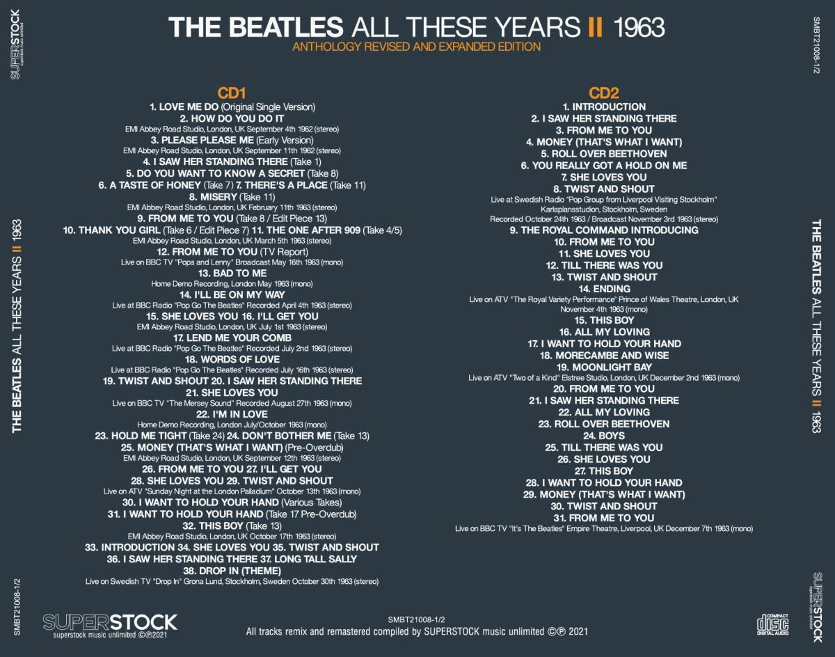 THE BEATLES / ALL THESE YEARS Ⅰ - Ⅷ ANTHOLOGY REVISED AND EXPANDED EDITION (16CD)