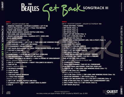THE BEATLES / GET BACK - SONGTRACK Ⅲ (2CD)