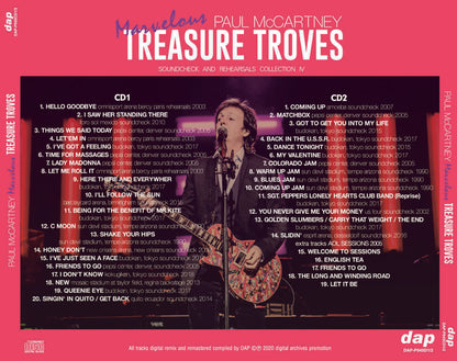 PAUL McCARTNEY / Marvelous TREASURE TROVES SOUNDCHECK AND REHEARSALS [2CD]