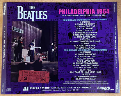 THE BEATLES / LIVE ANTHOLOGY 1964 4Titles Set (4CD)