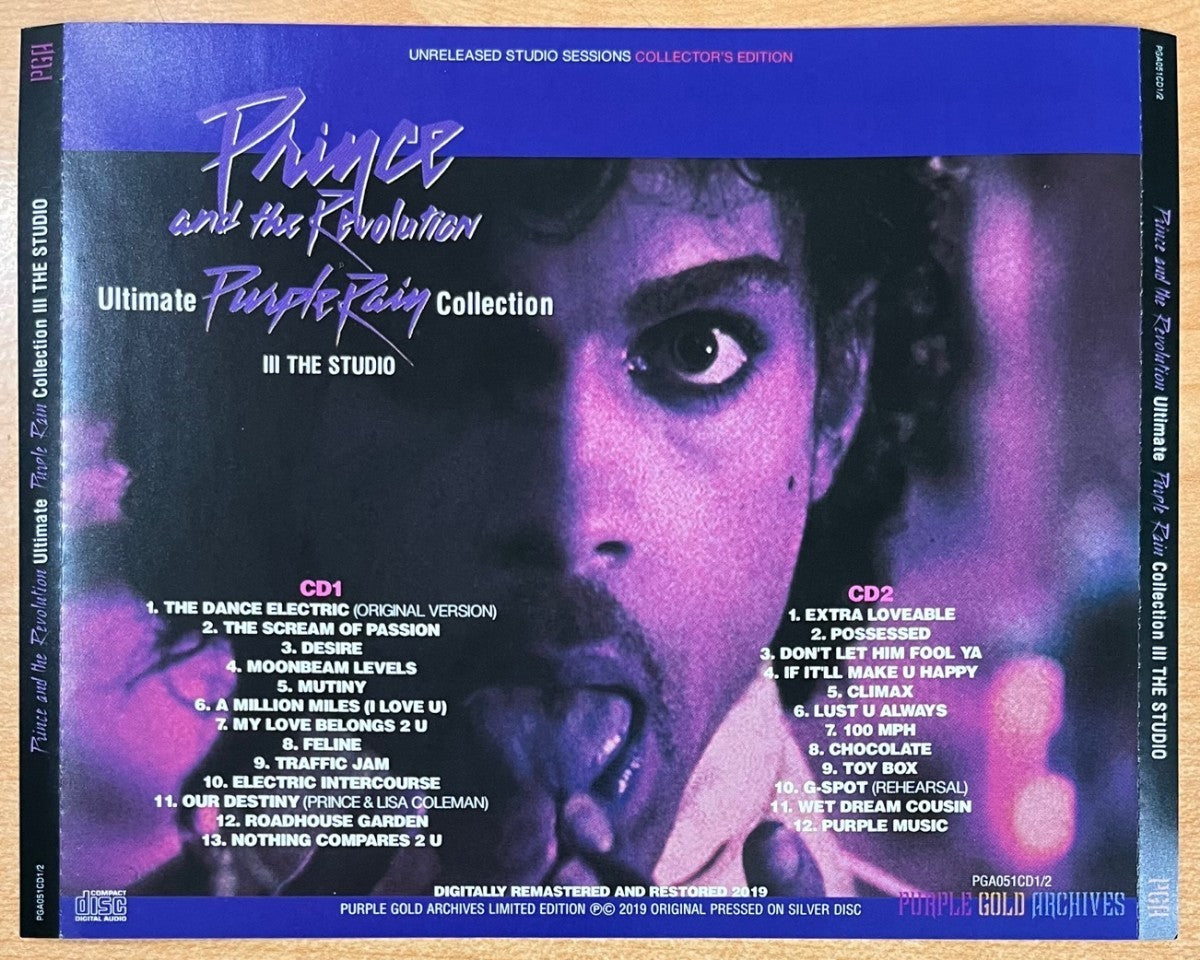 PRINCE / PURPLE RAIN ULTIMATE COLLECTION I - VI 6 Titles Set (10CD+2DVD)