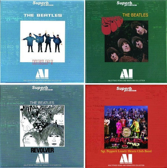 THE BEATLES / AI AUDIO COMPANION 4 Titles Set (8CD) HELP! RUBBER SOUL REVOLVER etc.