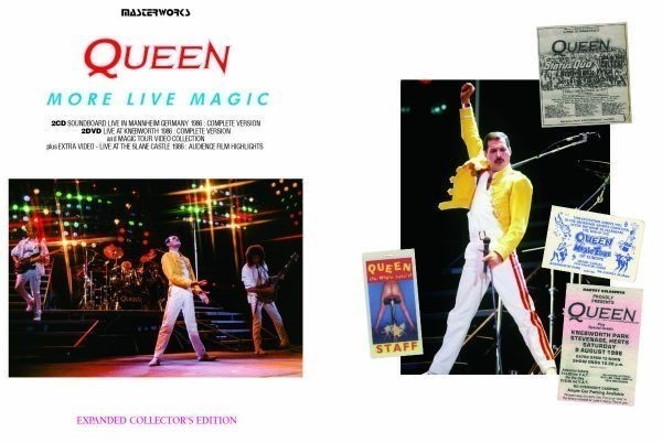 QUEEN / MORE LIVE MAGIC EXPANDED COLLECTOR'S EDITION [2CD+2DVD]