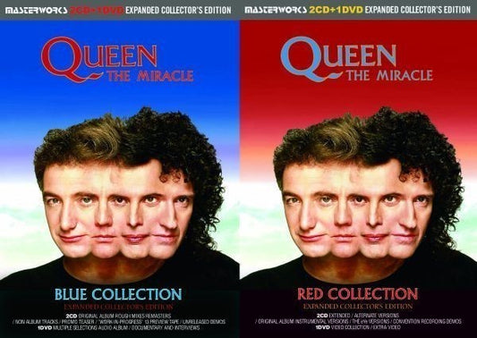 QUEEN / THE MIRACLE EXPANDED COLLECTOR'S BLUE & RED (4CD+2DVD)