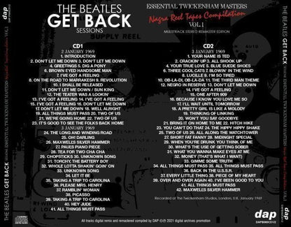 THE BEATLES / GET BACK SESSIONS ESSENTIAL TWICKENHAM MASTERS NAGRA REEL TAPES COMPILATION (8CD)