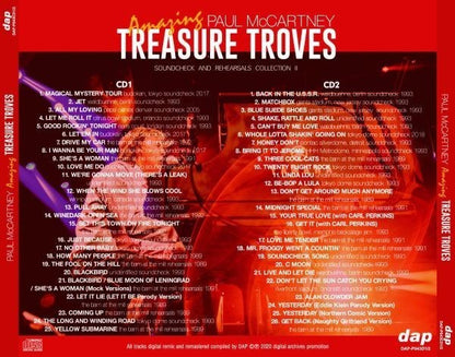 PAUL McCARTNEY / Amazing TREASURE TROVES SOUNDCHECK AND REHEARSALS COLLECTION II [2CD]