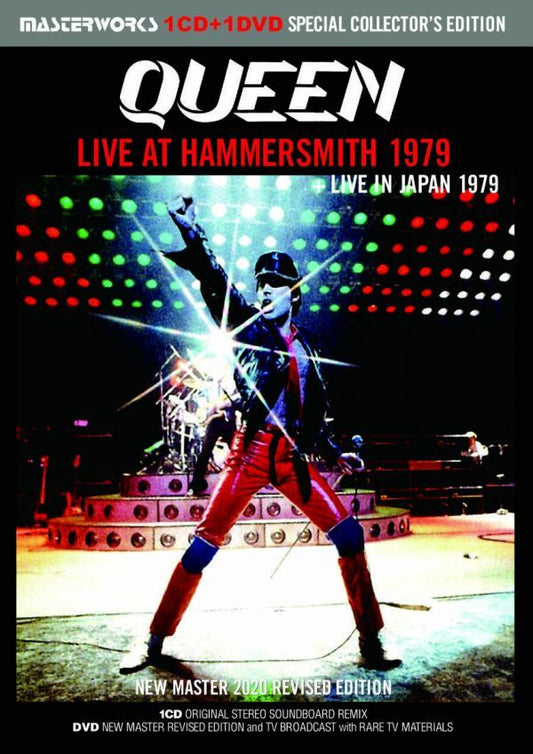 QUEEN / LIVE AT HAMMERSMITH 1979 + JAPAN 1CD 1DVD