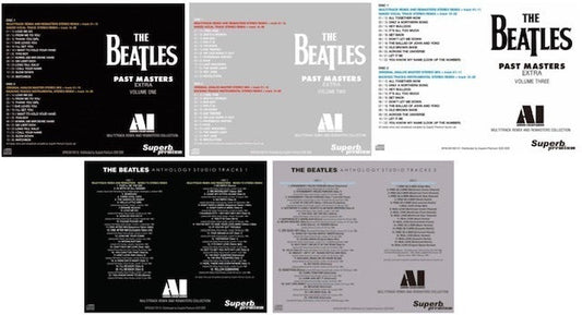 THE BEATLES / AI AUDIO COMPANION PAST MASTERS ANTHOLOGY STUDIO TRACKS 5 titles (10CD)