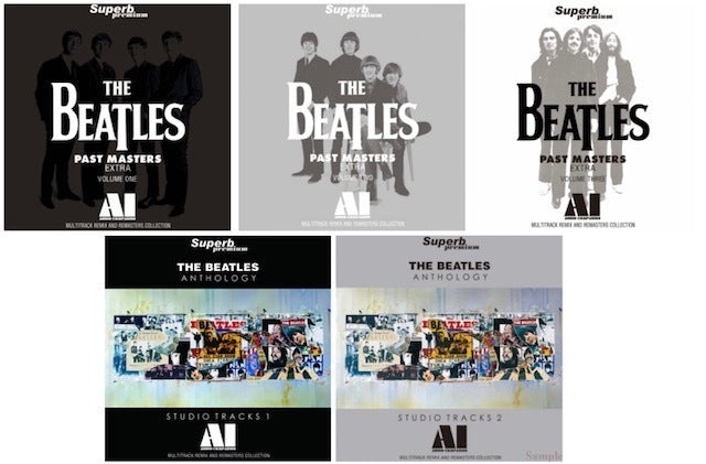 THE BEATLES / AI AUDIO COMPANION PAST MASTERS ANTHOLOGY STUDIO TRACKS 5 titles (10CD)