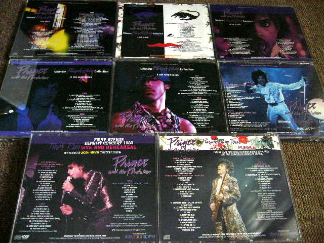 PRINCE / ULTIMATE COLLECTION I-Ⅵ+MAIAMI’85+BENEFIT CONCERT’83 8TITLES (15CD+3DVD)