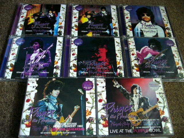 PRINCE / ULTIMATE COLLECTION I-Ⅵ+MAIAMI’85+BENEFIT CONCERT’83 8TITLES (15CD+3DVD)