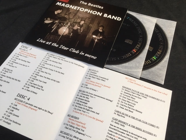 The Beatles / Magnetophon Band Live At The Star Club 4CD Empress Valley