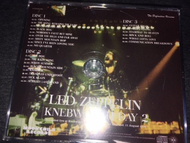 Led Zeppelin / Knebworth Day 1 & Day 2 6CD Set Winston Remaster Moonchild Records