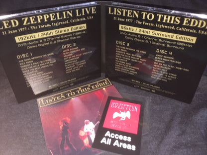 Led Zeppelin / Ultimate Listen To This, Eddie (4DVD Audio) 1977 US Tour