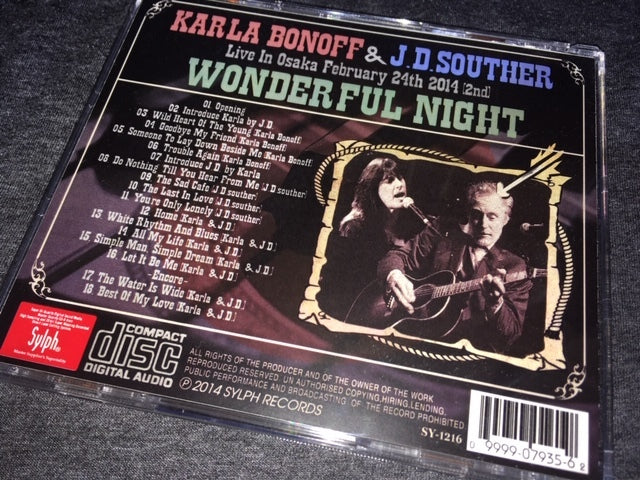 Karla Bonoff & J.D.Souther / Wonderful Night Sylph (1CDR)