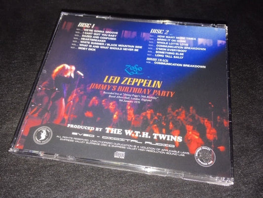 Led Zeppelin / La fiesta de cumpleaños de Jimmy (2 CD)