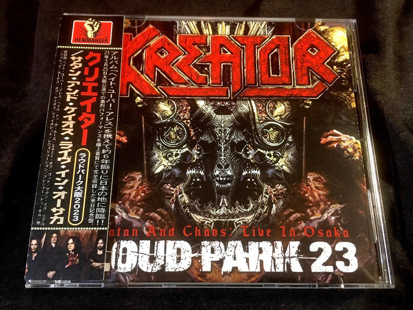 Kreator / Satan And Chaos:Live In Osaka Loud Park Osaka 2023 (1CDR)