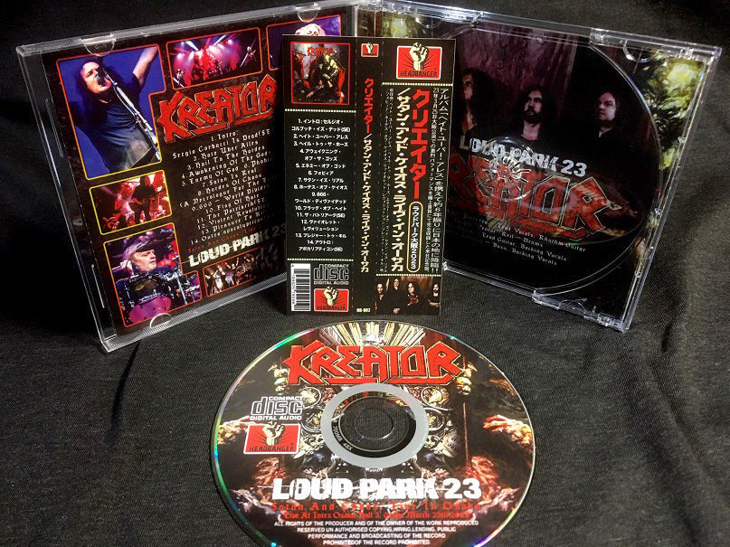 Kreator / Satan And Chaos:Live In Osaka Loud Park Osaka 2023 (1CDR)