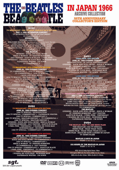 THE BEATLES / IN JAPAN 1966 55th ANNIVERSARY (2CD+6DVD)