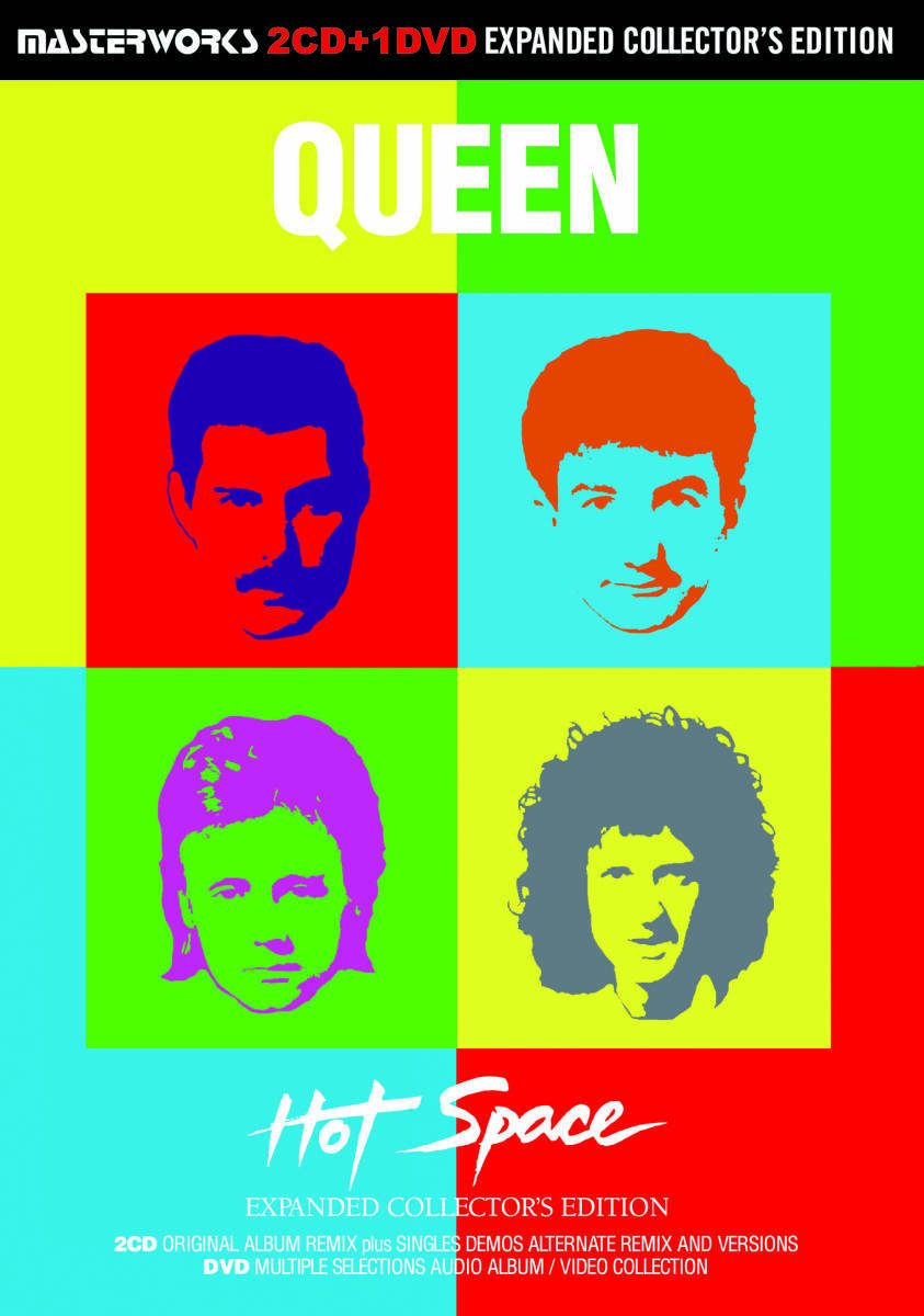 Queen Hot Space Expanded Collector's Edition 2CD+1DVD Masterworks