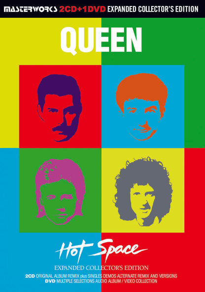 Queen Hot Space Expanded Collector's Edition 2CD+1DVD Masterworks